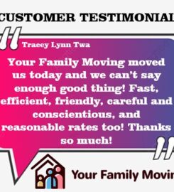 YOUR FAMILY MOVING 403-848-1286 Red Deer County AB